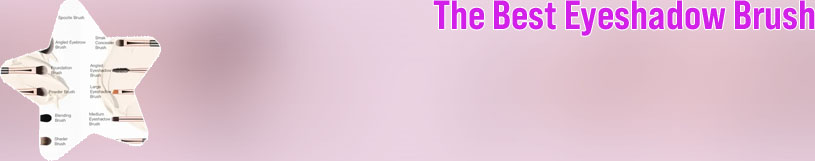 Angled eyeshadow brush