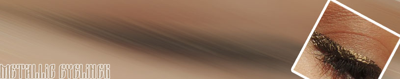 Bronze eyeliner