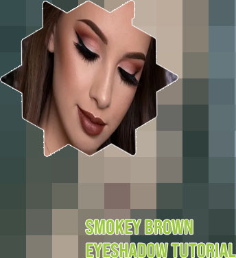 Brown eyeshadow look