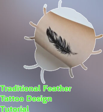 Feathering tattoo