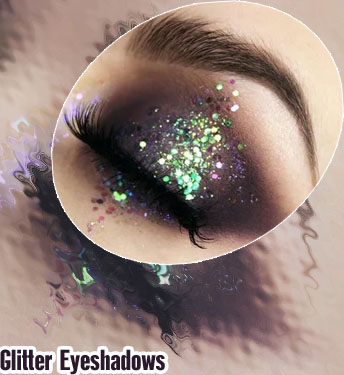 Glitter eyeshadow