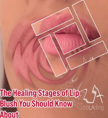 Lip blush healed