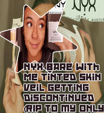 Nyx bare with me sunscreen