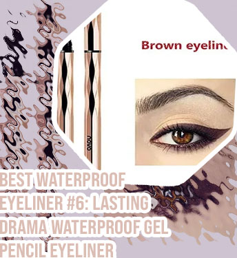 Waterproof brown eyeliner